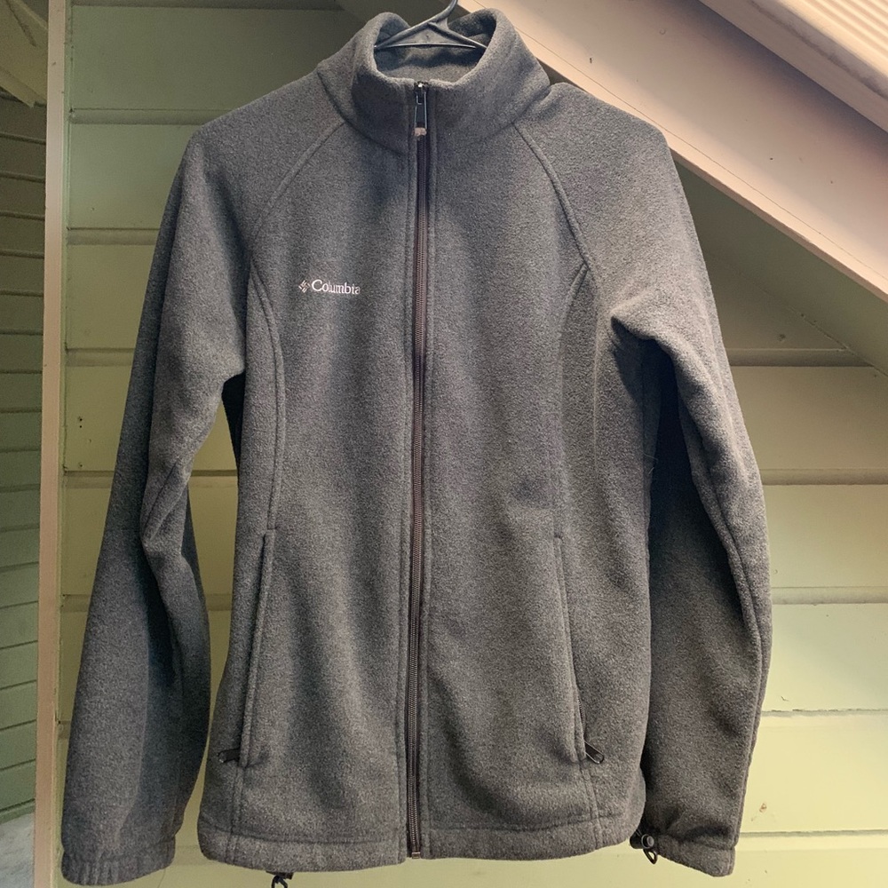 Columbia grey zip hoodie